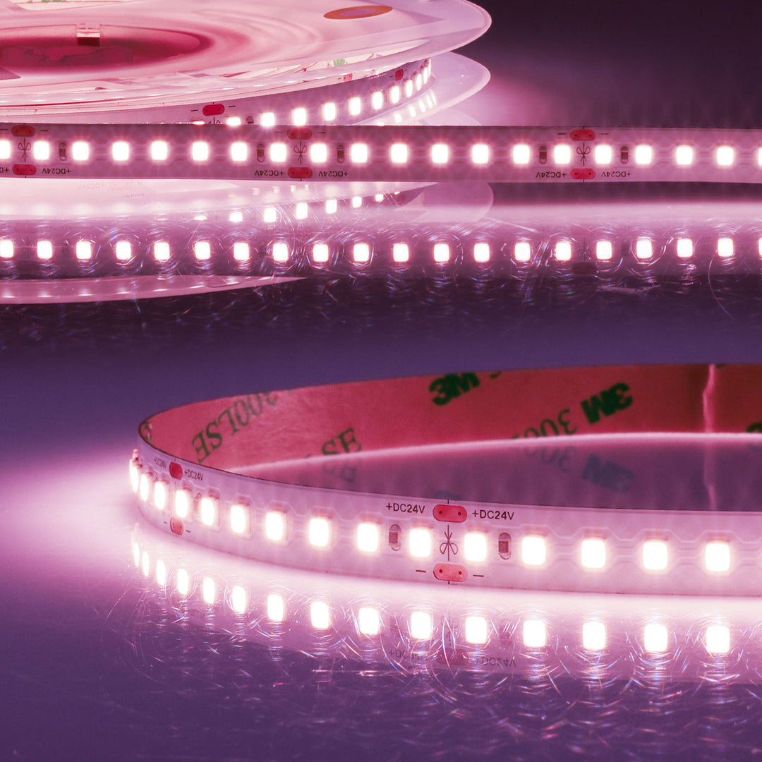 LED CRI Food Flexband Fresh Meat, 24V DC, 14.4W, IP20, 5m roll, 140 LED/m