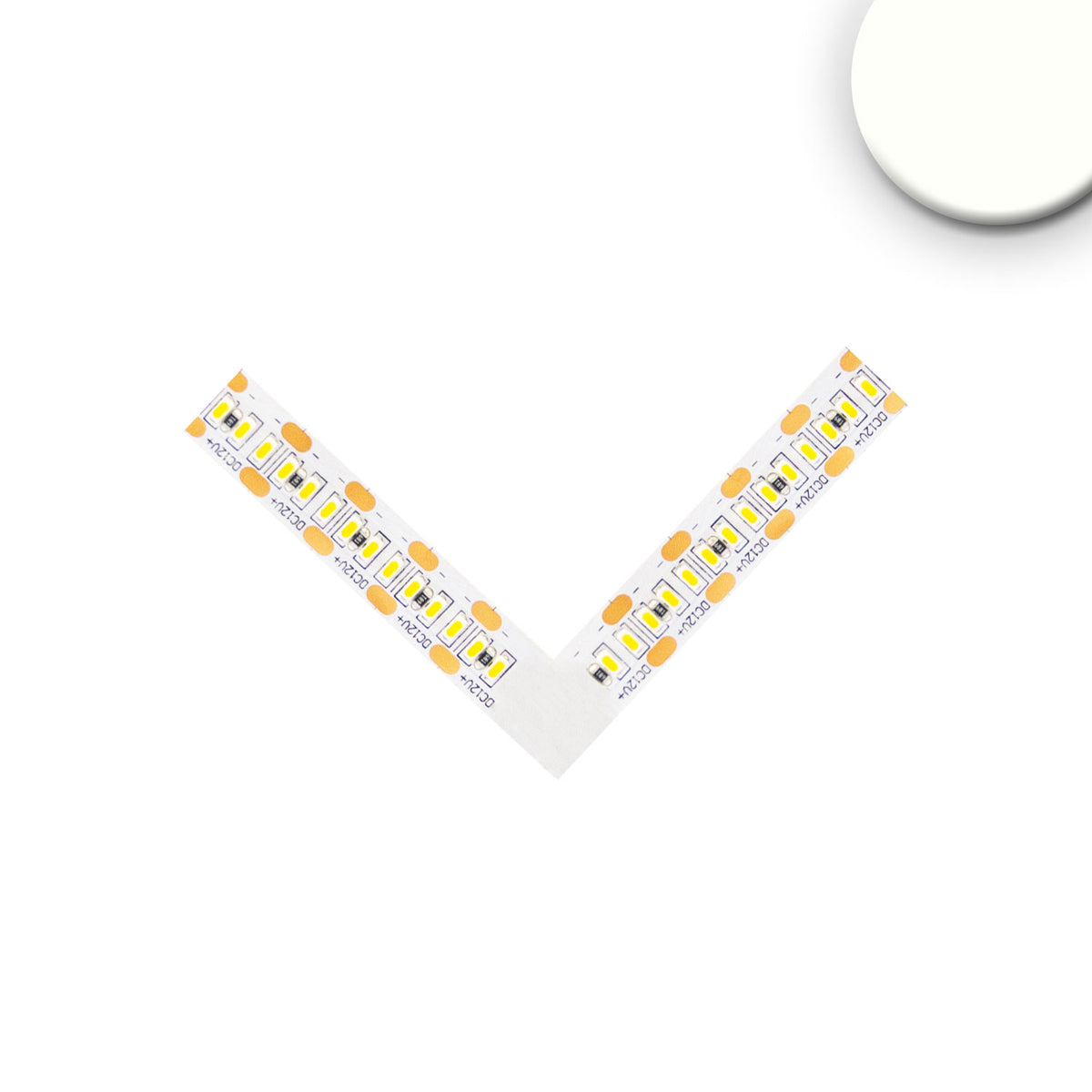 Corner connector, luminous, 0.5W for MiniAMP flexible strip, 12V DC, 6W, IP20, 4000K