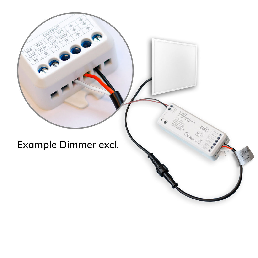 LED panel HCL Line 625, 24V DC, UGR<19 4H/8H, 34-58W, dynamic white, without VG