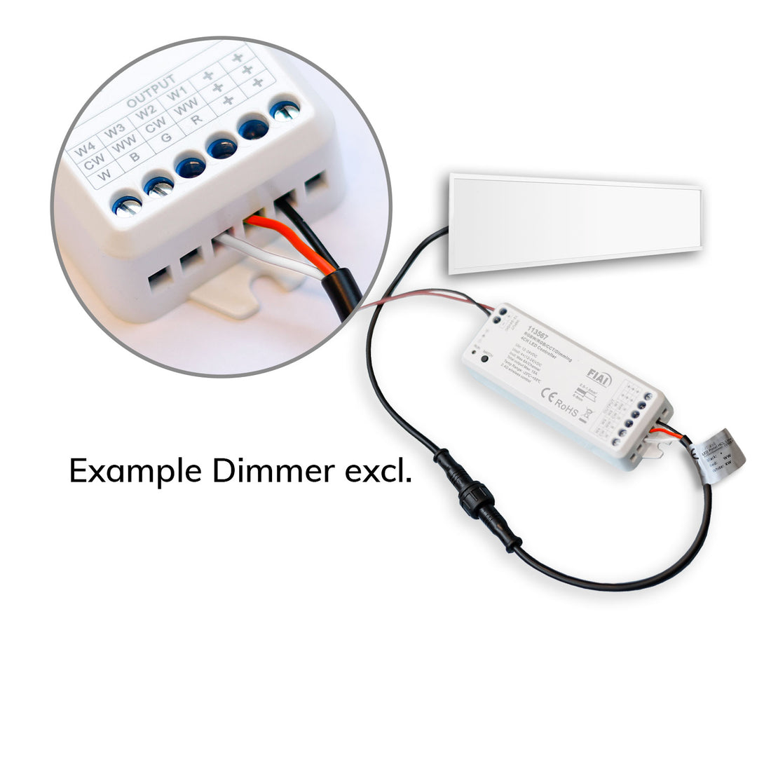 LED panel HCL Line 1200, 24V DC, UGR<19 4H/8H, 34-58W, dynamic white, without VG