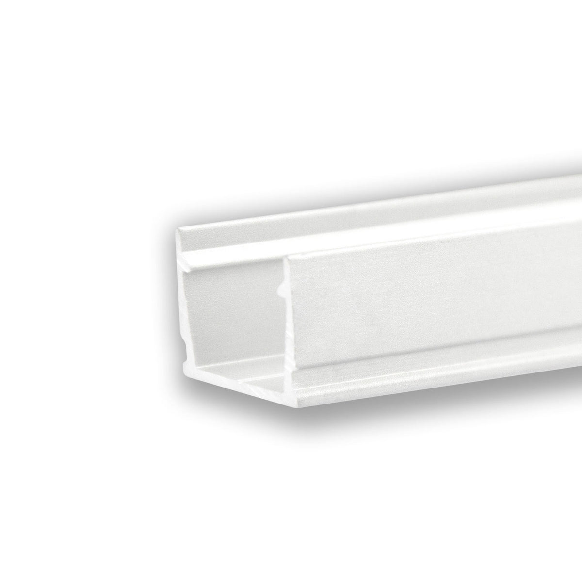 LED surface-mounted profile SURF10, aluminum, white RAL 9010, 200cm