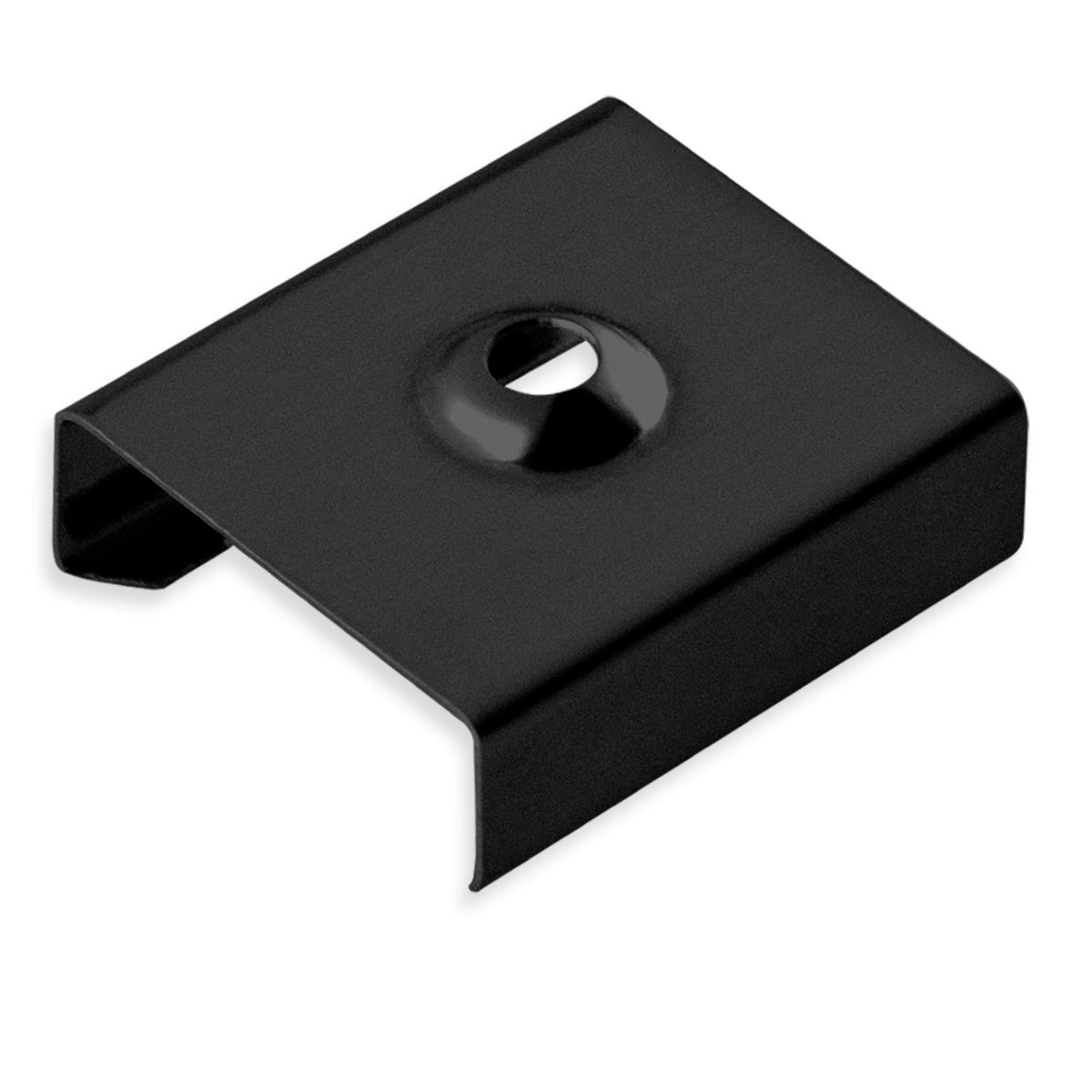 Black mounting bracket for profiles SURF12/DIVE12/ROUND12-14/ECK10