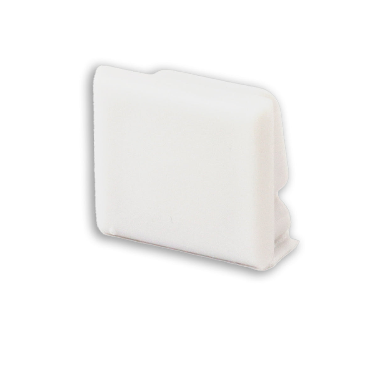 End cap EC81W white for profile SURF10, 1 piece