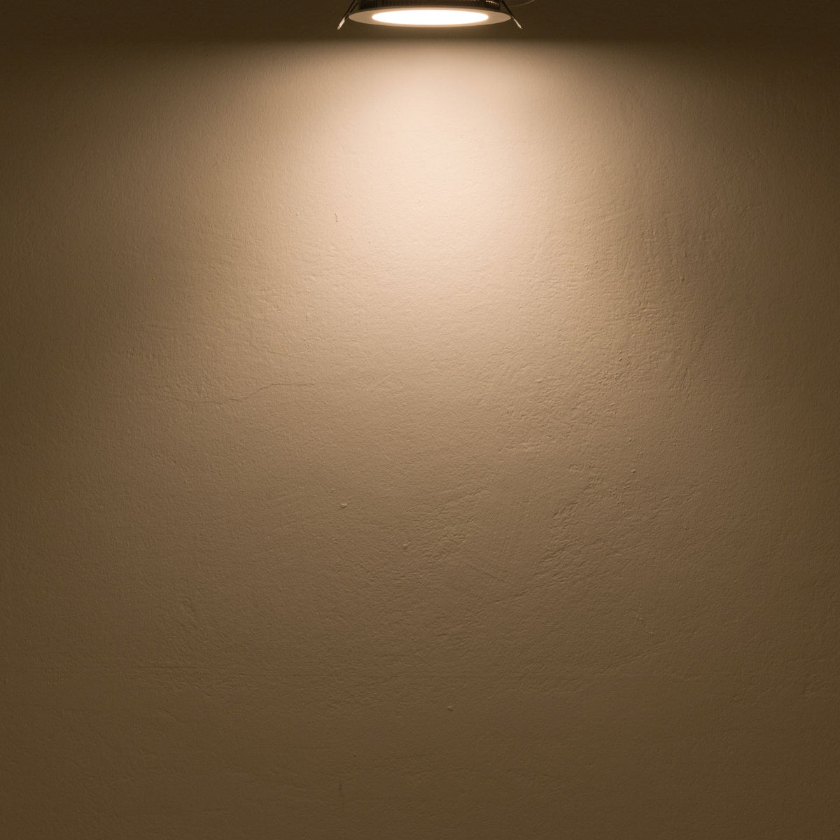 LED Downlight, 9W, rund, ultraflach, blendungsreduziert, schwarz, 147mm, warmweiß, dimmbar CRI90
