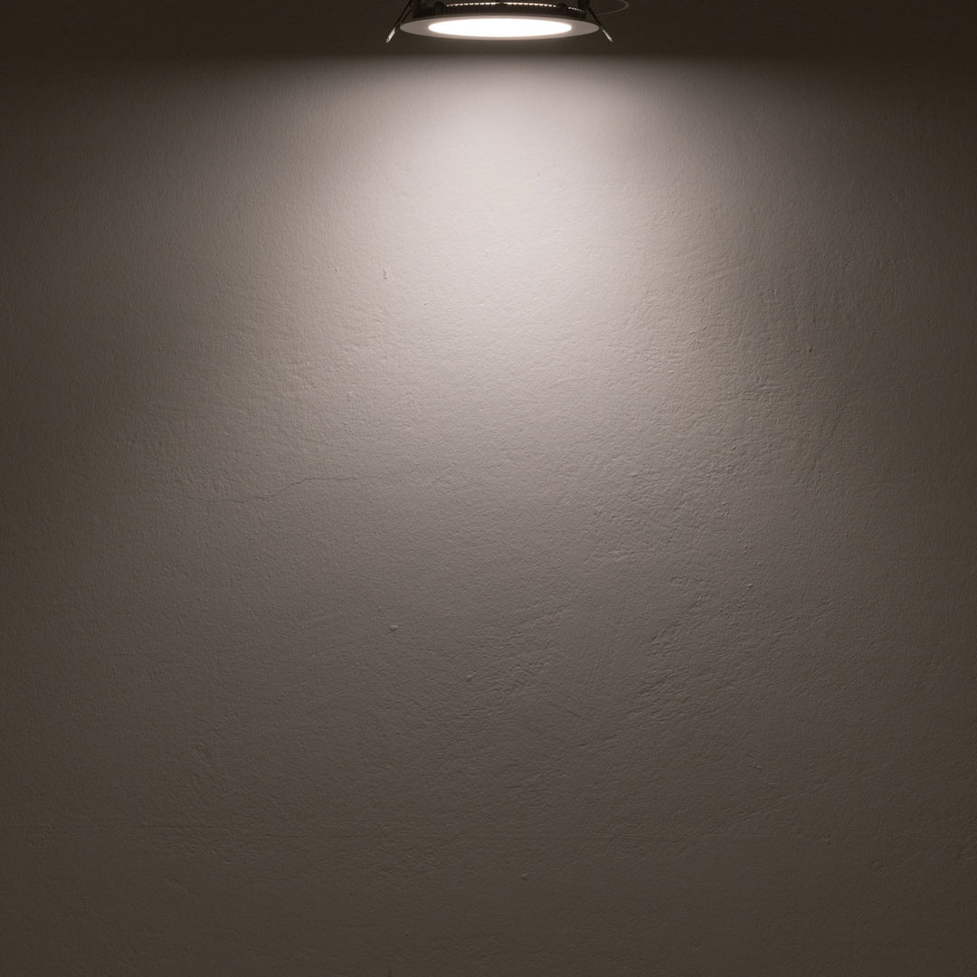 LED Downlight, 18W, rund, ultraflach, blendungsreduziert, weiß, neutralweiß, CRI90
