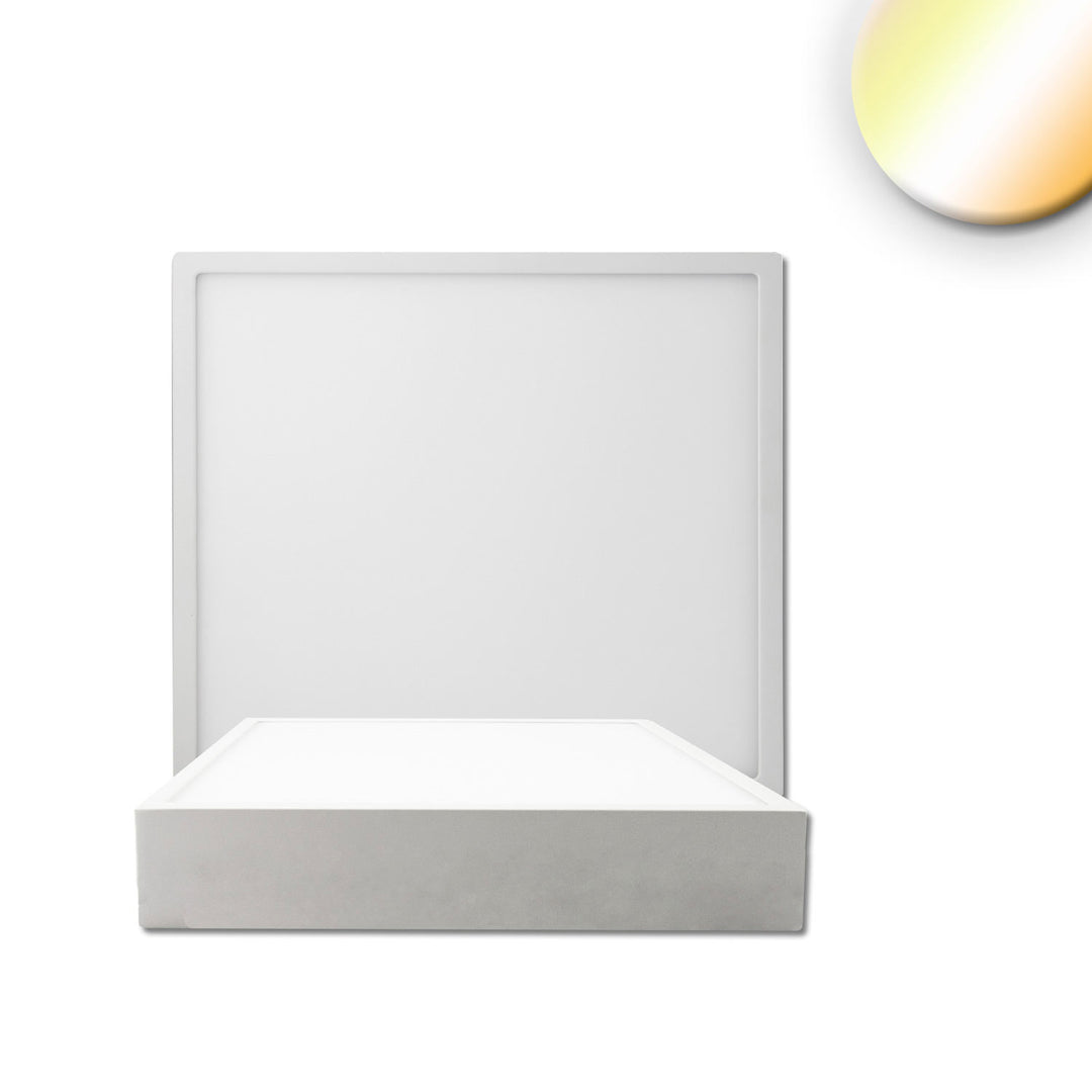 LED ceiling light PRO white, 8W, square, 120x120mm, ColorSwitch 2700|3000|4000K, dimmable