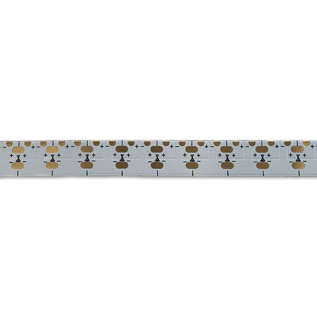 Corner connector PCB for soldering in 10mm flexible ribbon cable, 2-pole, 50 pieces per roll