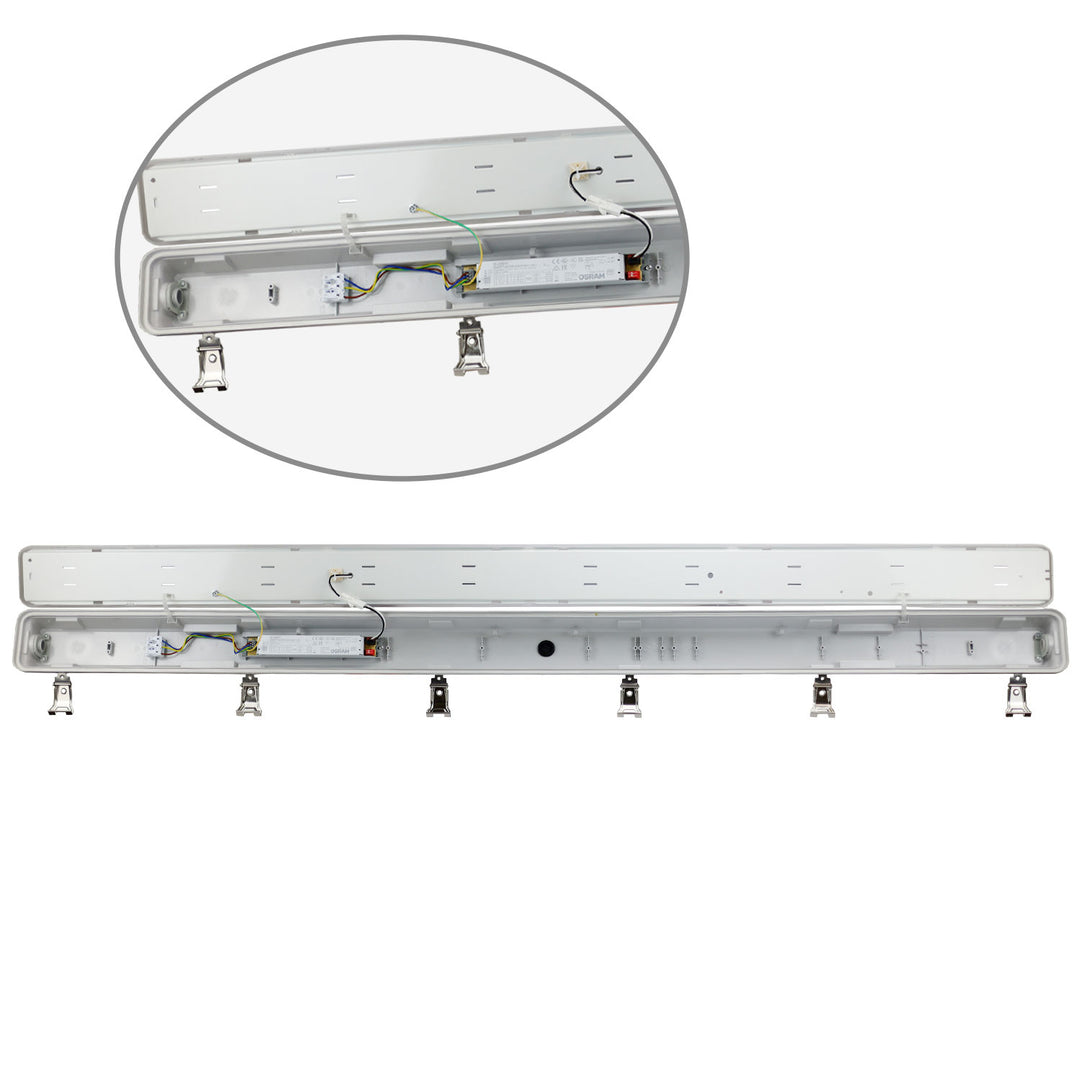 LED tub light 150cm, IP65, PowerSwitch 33-60W, 4000K
