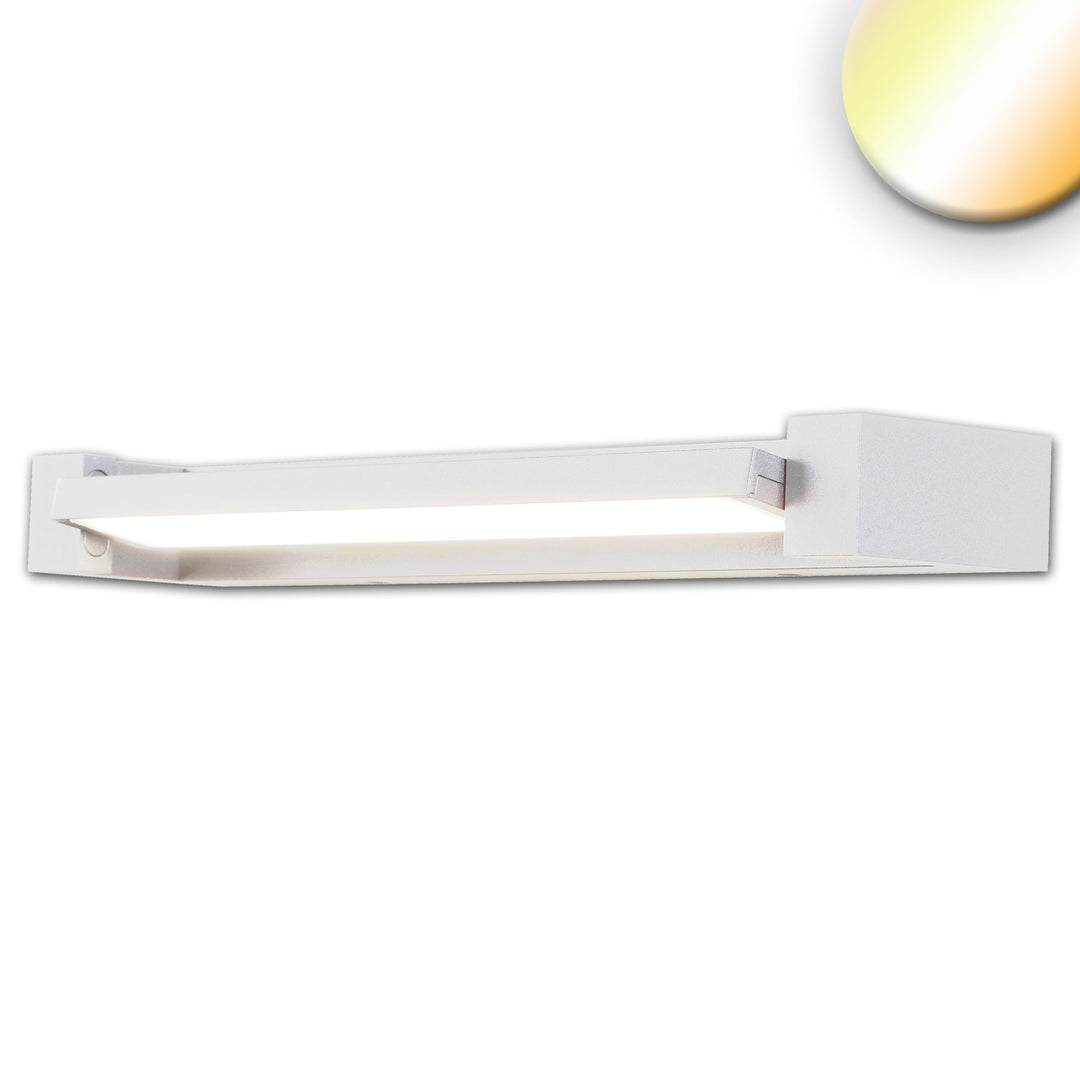 Swivel LED wall lamp, 700mm, 20W, white, ColorSwitch 2700|3000|4000K