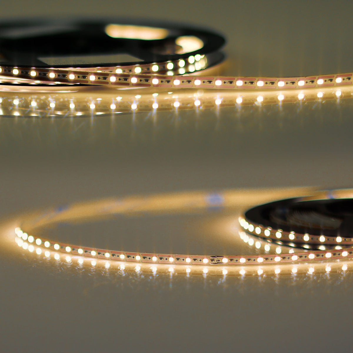 LED CRI927 MiniAMP flex ribbon, 12V DC, 7W, IP20, 2700K, 500cm, cable both. + maleAMP, 120 LED/m