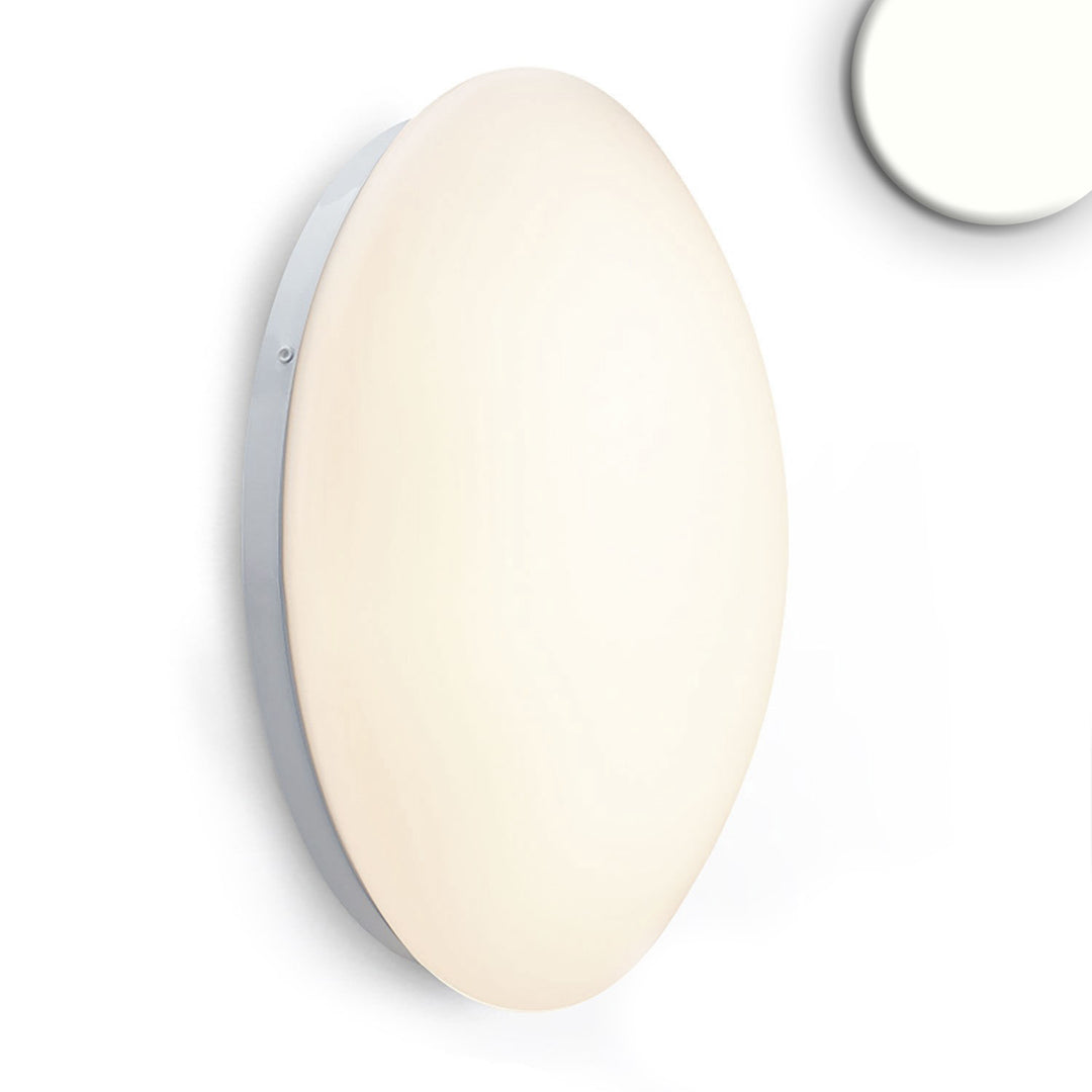 LED Decken/Wandleuchte weiß, rund, 24W, DN380, IP54, neutralweiß