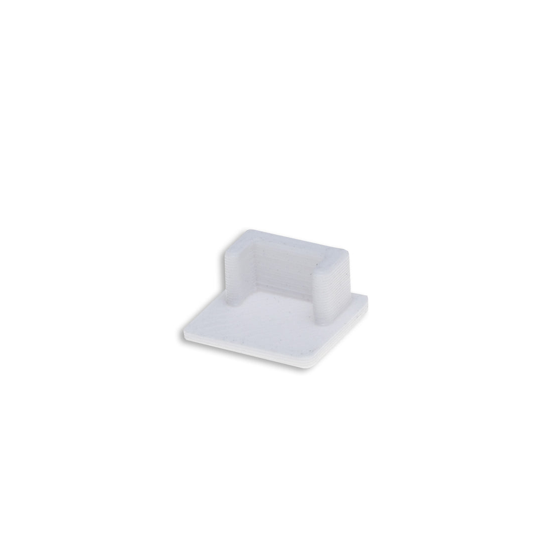 End cap EC218 white for LED tile profile UP8