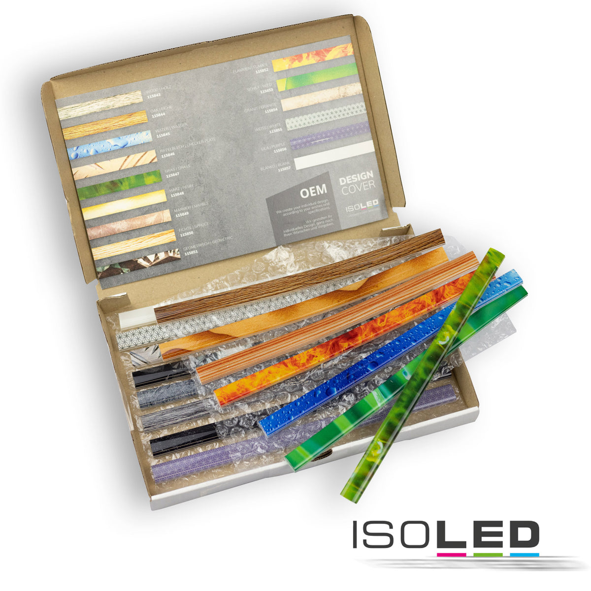 ISOLED® - 2023 sample box design cover