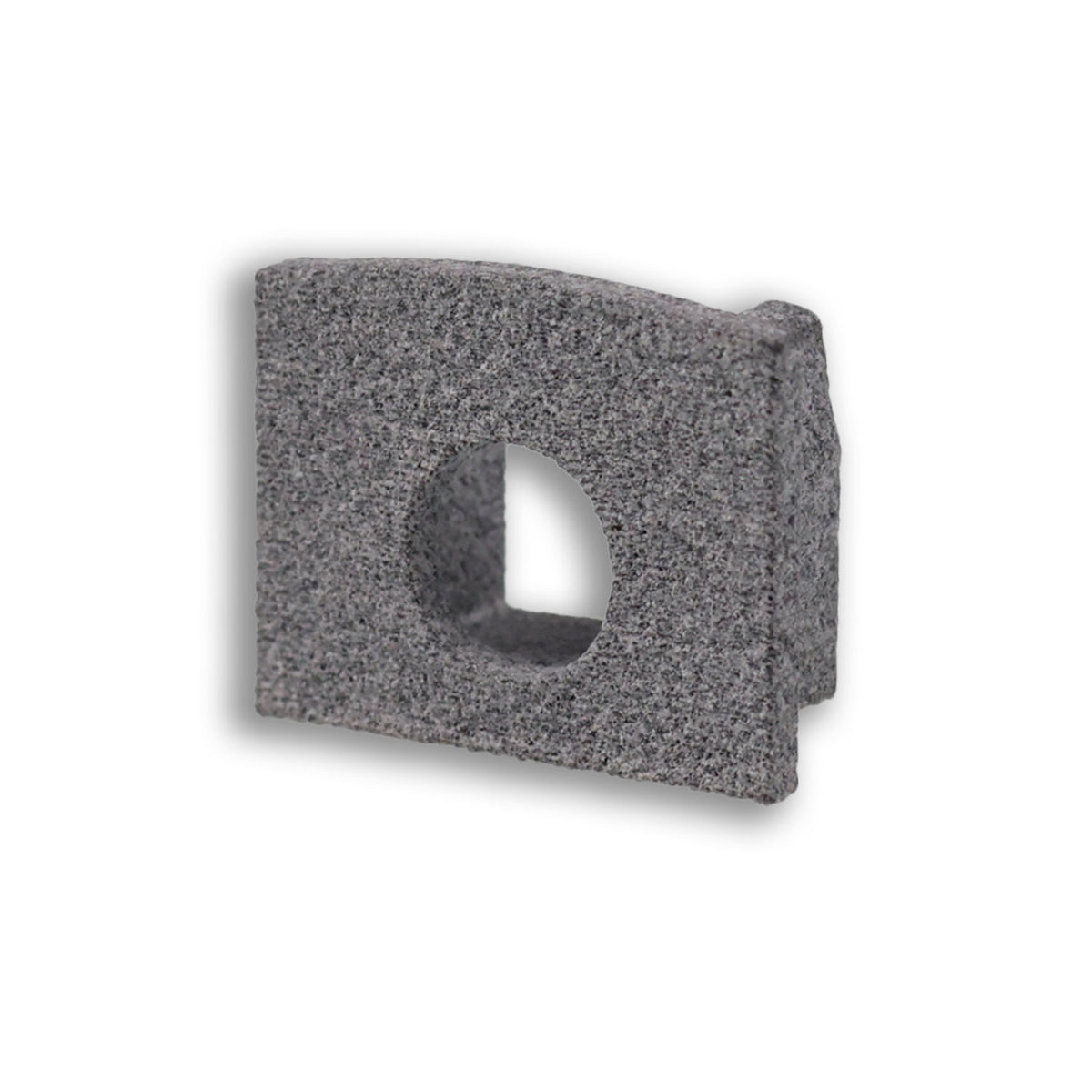 End cap EC226 for MAXI-AB V2 profile, grey, with cable entry, 1 piece