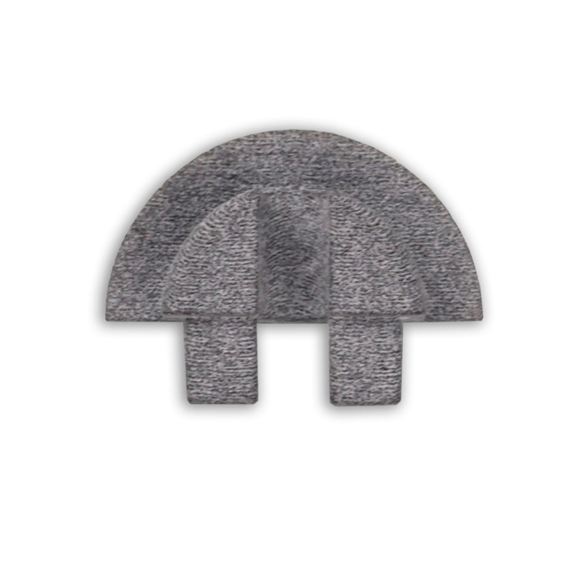 End cap EC231 for MINI-EB V2 profile, grey, round, with cable entry, 1 piece