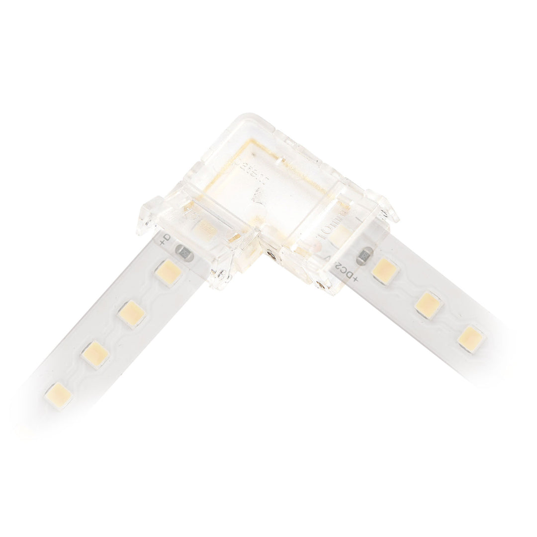 Contact corner connector (max. 5A) K2-210 for 2-pole IP20 Flexstripes with a width of 10mm
