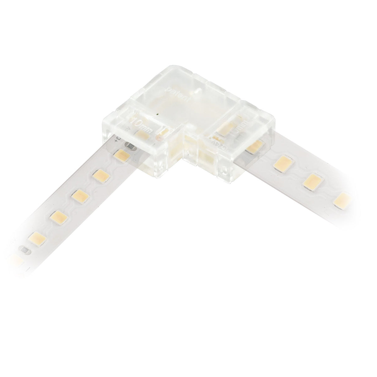Contact corner connector (max. 5A) K2-310-V2 for 3-pole IP20 Flexstripes with a width of 10mm