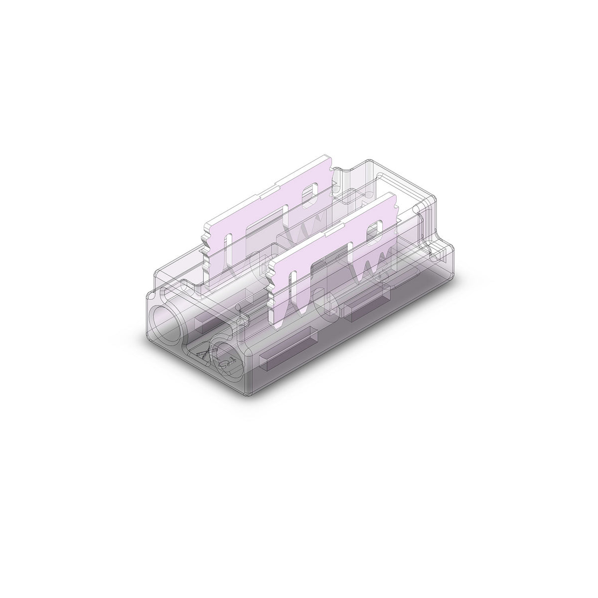 Contact cable connection (max. 4A/0.5qmm) K2-25 for 2-pole IP20 Flexstripes with a width of 5mm
