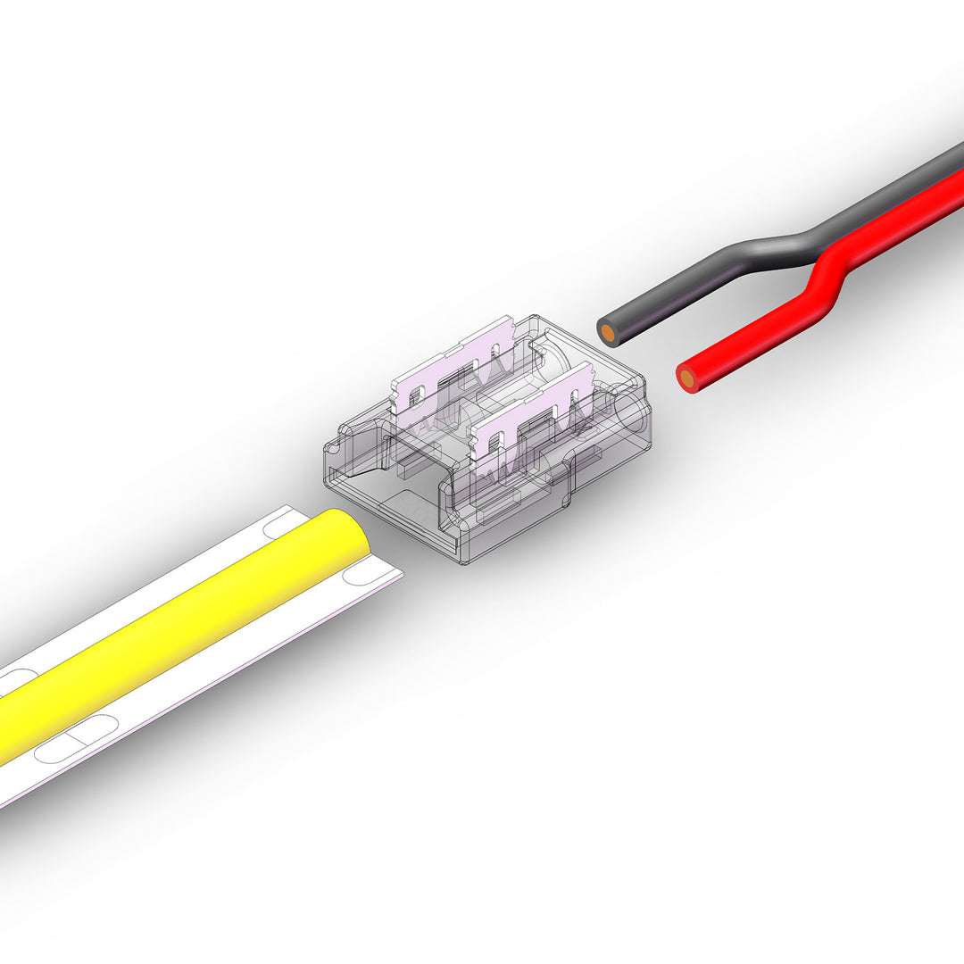 Contact cable connection (max. 4A/0.5qmm) K2-28 for 2-pole IP20 Flexstripes with a width of 8mm