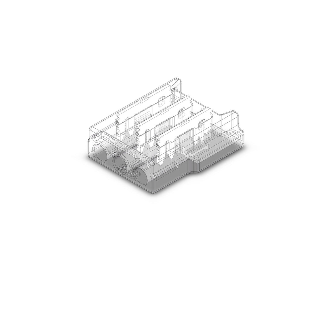 Contact cable connection (max. 5A/0.5qmm) K2-310-V1 for 3-pole IP20 Flexstripes with a width of 10mm