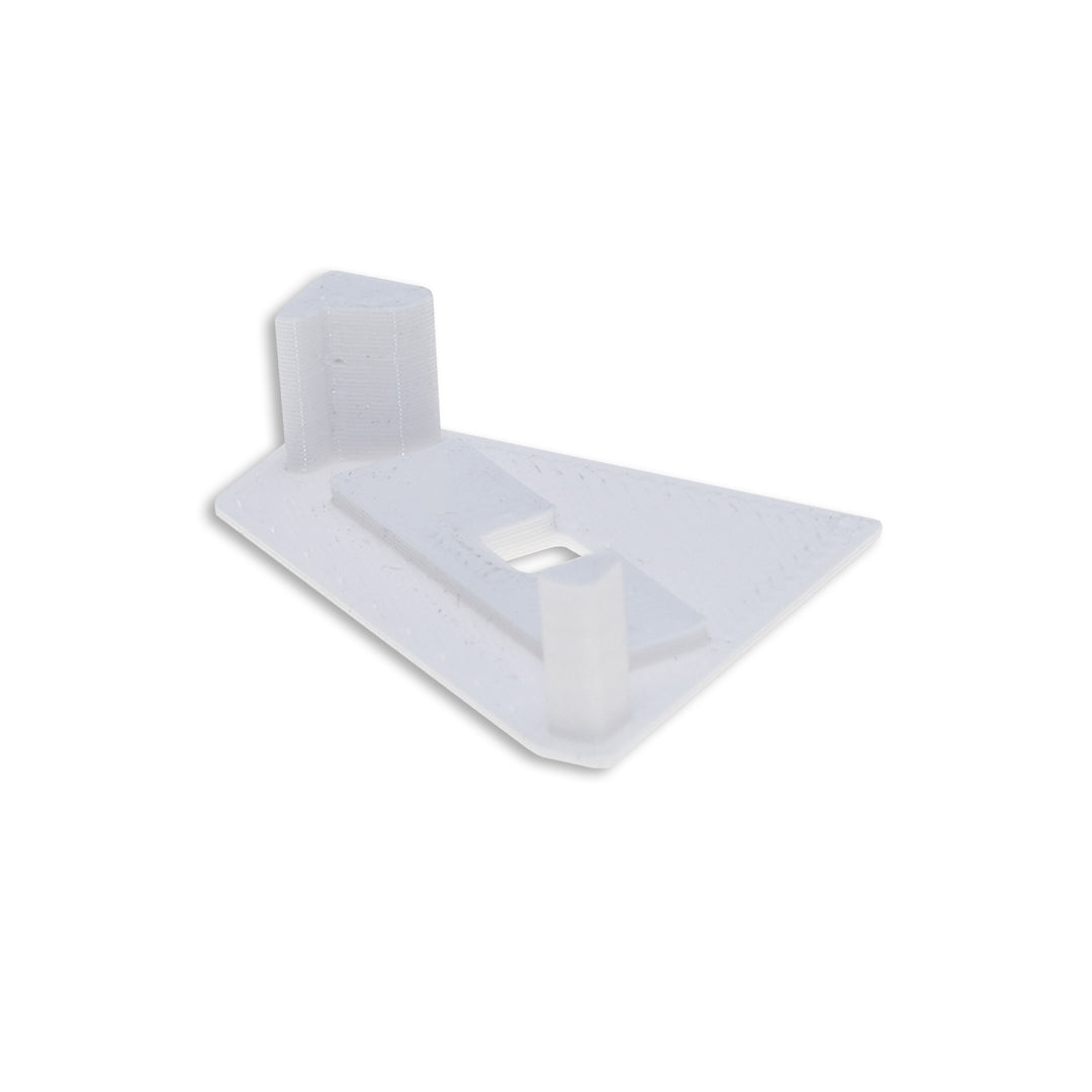 End cap EC111R white for profile CORNER18 with cable entry, right, 1 pc.