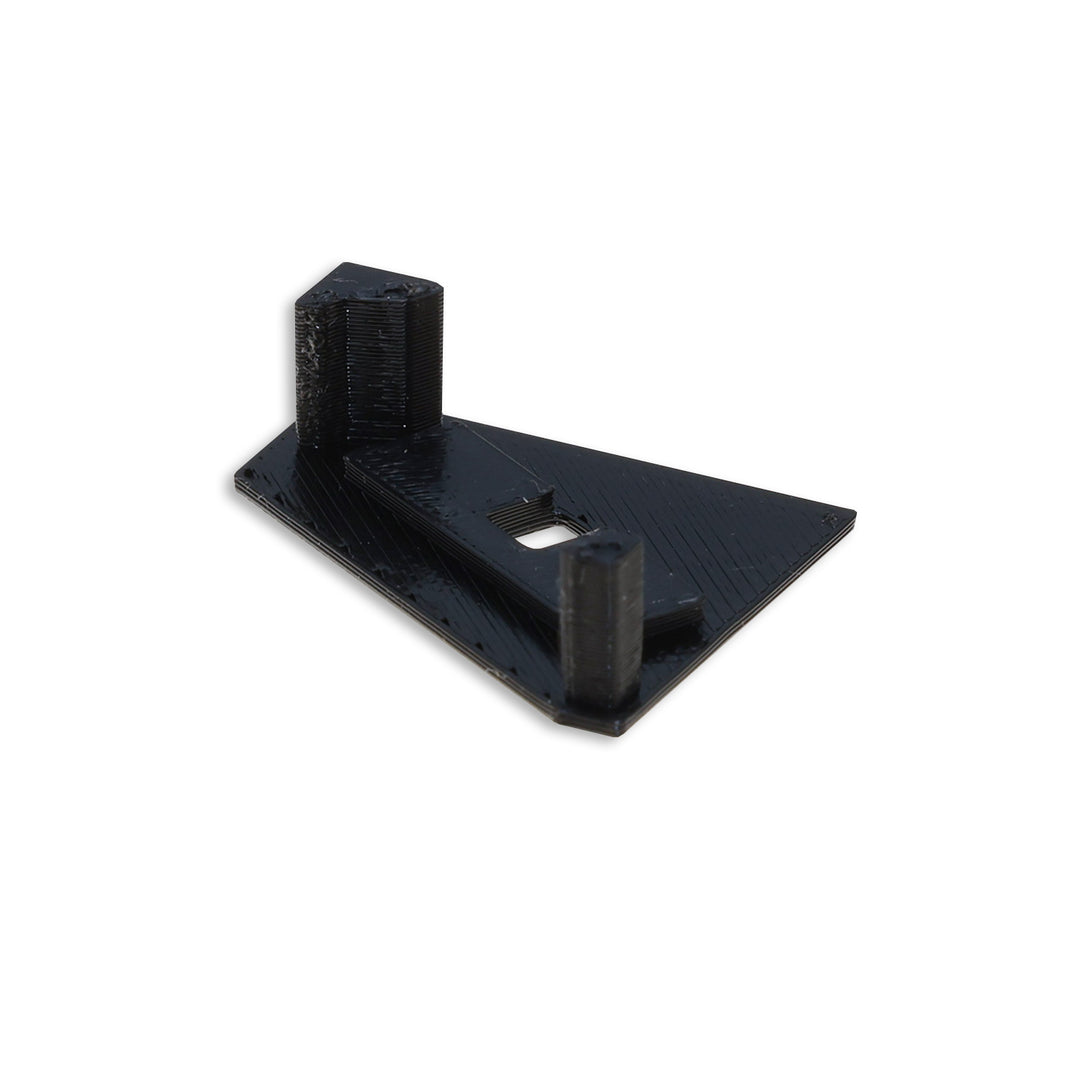 End cap EC111R black for profile CORNER18 with cable entry, right side, 1 piece