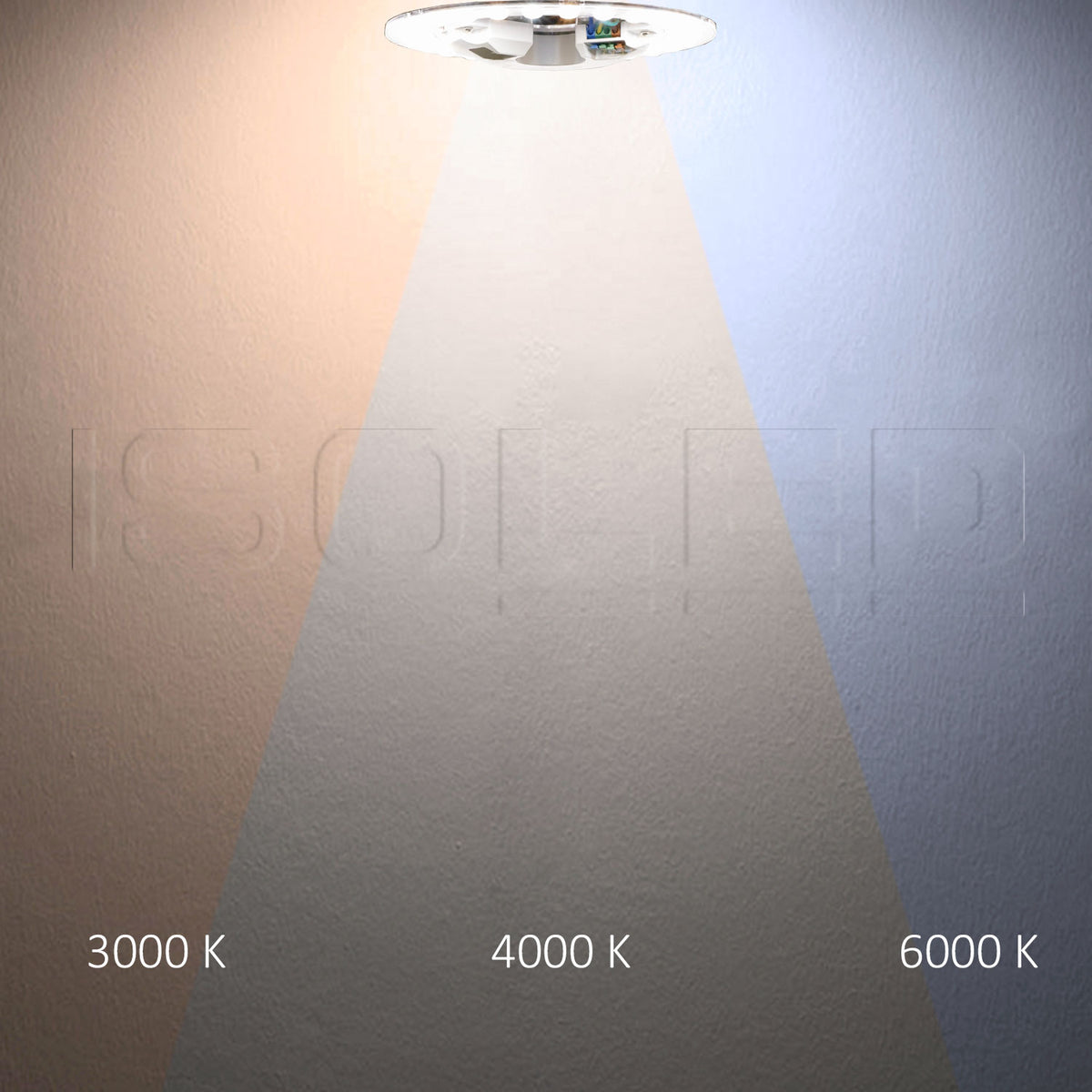 LED Umrüstplatine 190mm, 11W, 150 lm/W, mit Haltemagnet, Color 3000|4000|6000K, dimmbar