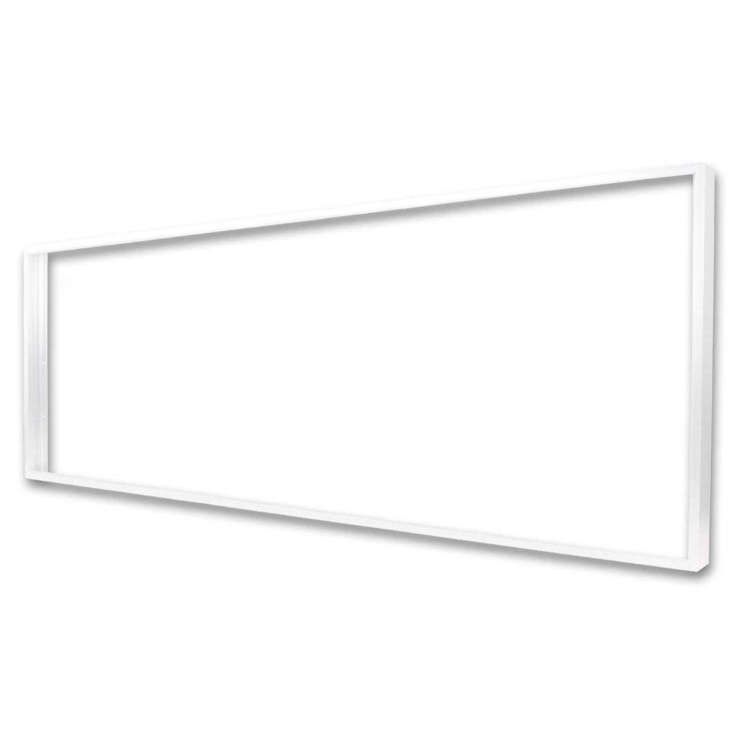 Surface-mounted frame, white RAL 9016, 7cm high, for LED panels 308x1245, plug-in quick assembly