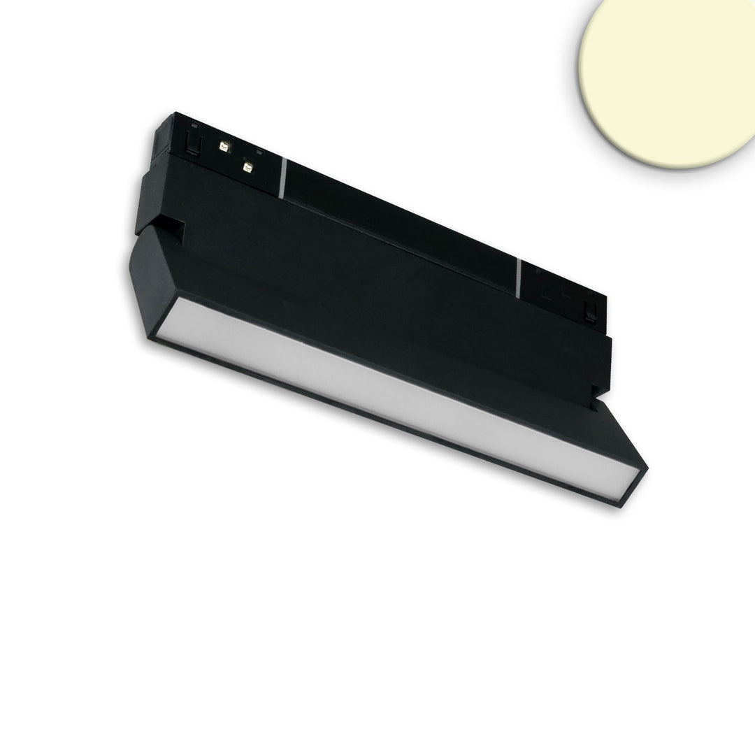 Track48 Linear Rail Spotlight 22cm black, 12W, 120°, UGR<19, 48V DC, 3000K, CRI90, DALI dimmable