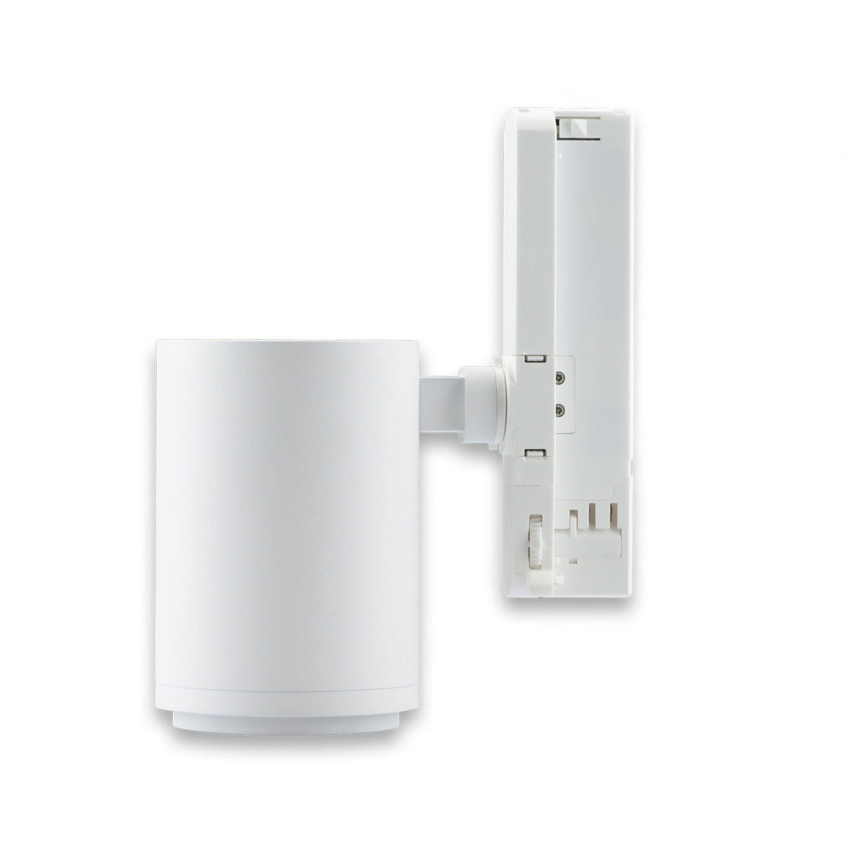 3-phase track spotlight, focusable, 42W, 20°-70°, matte white, 3000K, CRI92, dimmable
