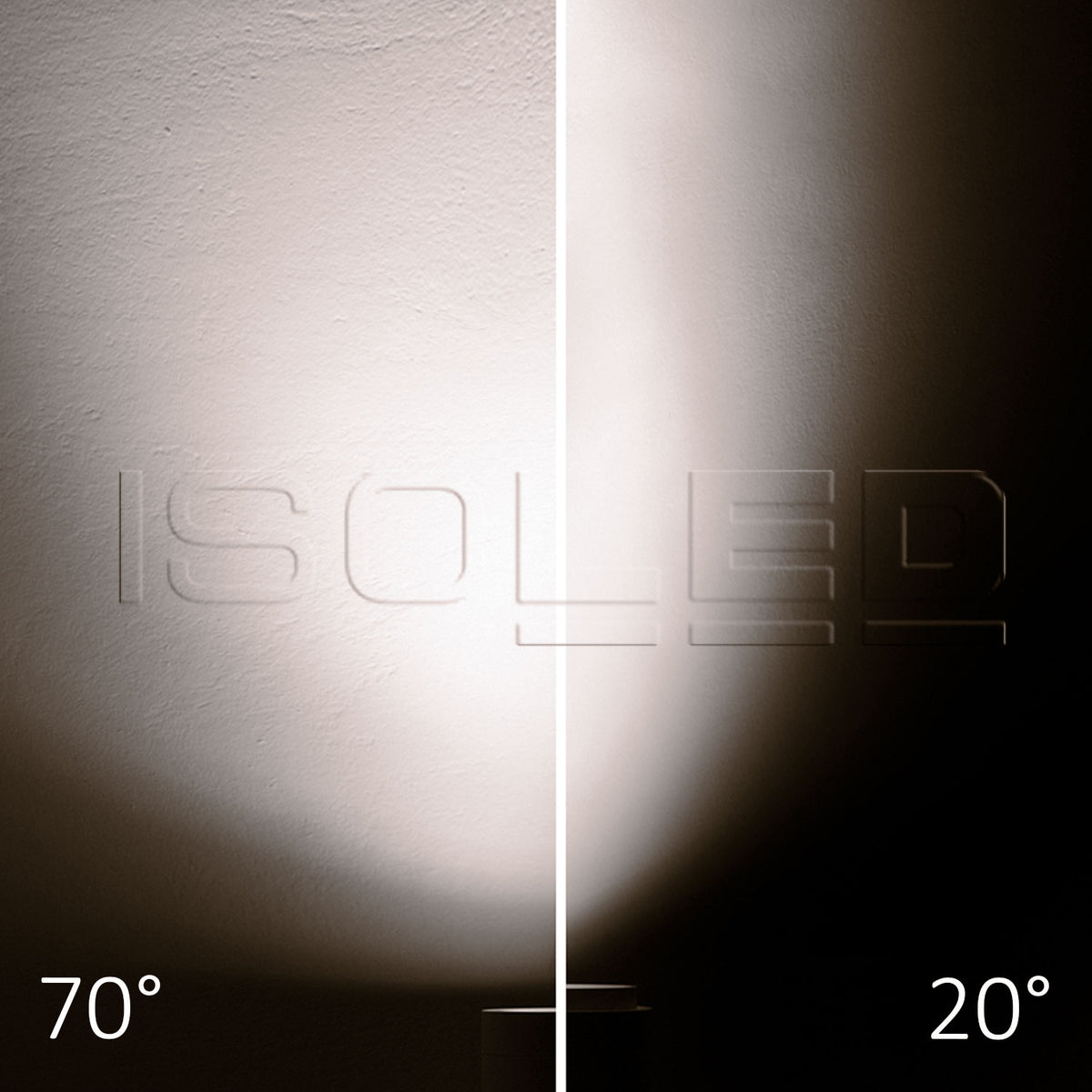 3-phase track spotlight, focusable, 42W, 20°-70°, matte white, 4000K, CRI92, DALI dimmable