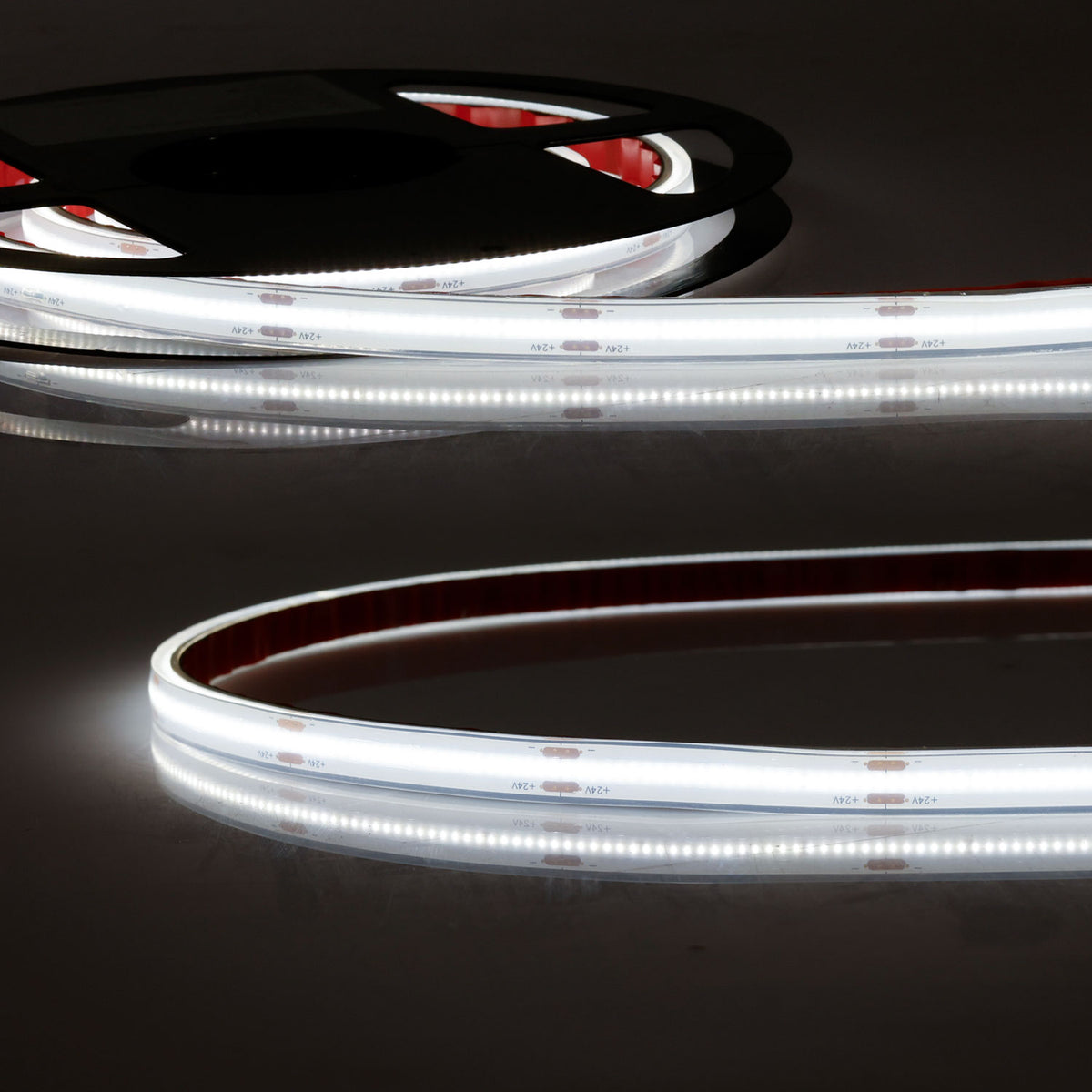 LED HT940 COB Flexband für bis zu 100°C Umgebungstemp., 24V DC, 14,4W, IP68, 4000K, 5m Rll, 480 LED/