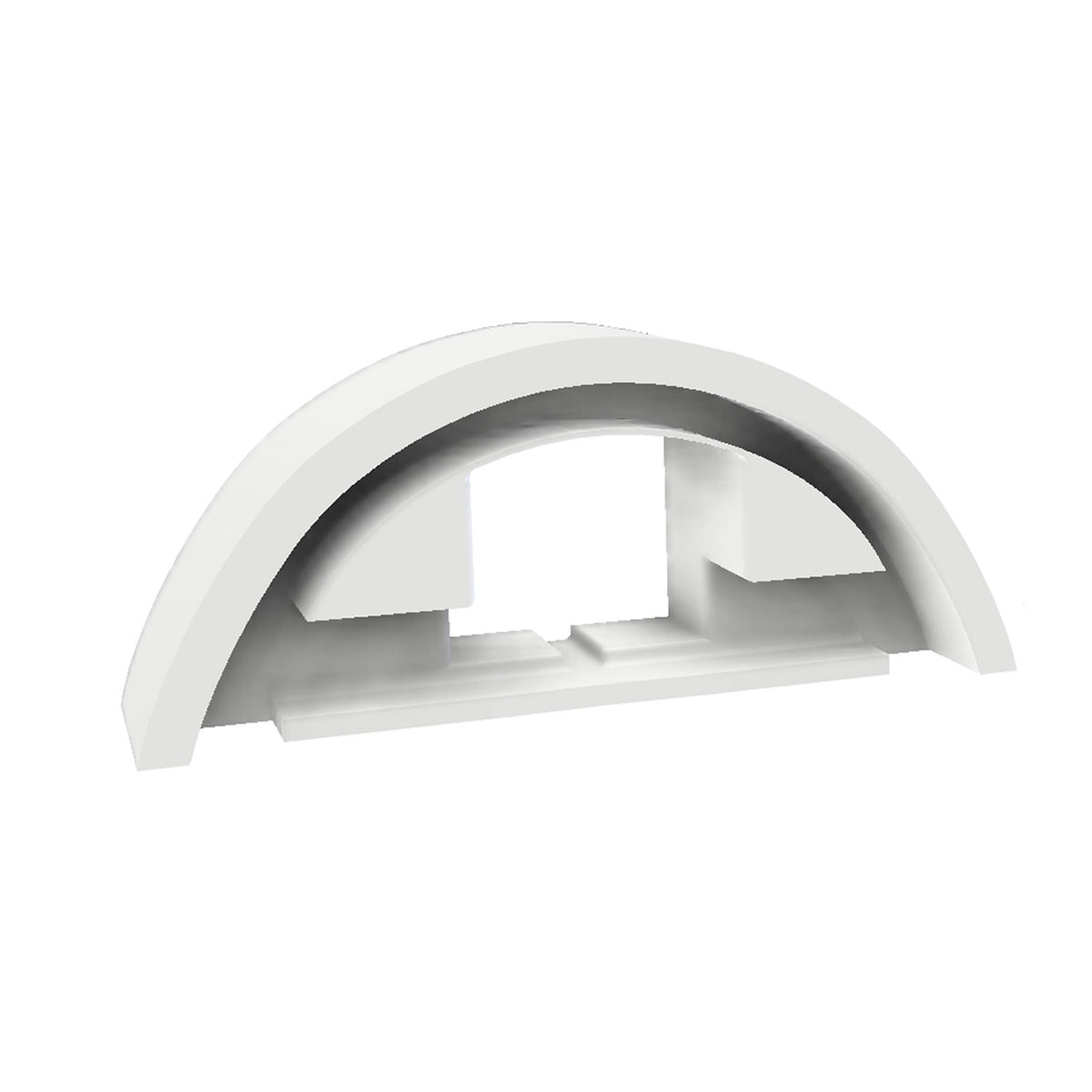 End cap for LED T5/T8 conversion board including cover COVER26 with cable entry