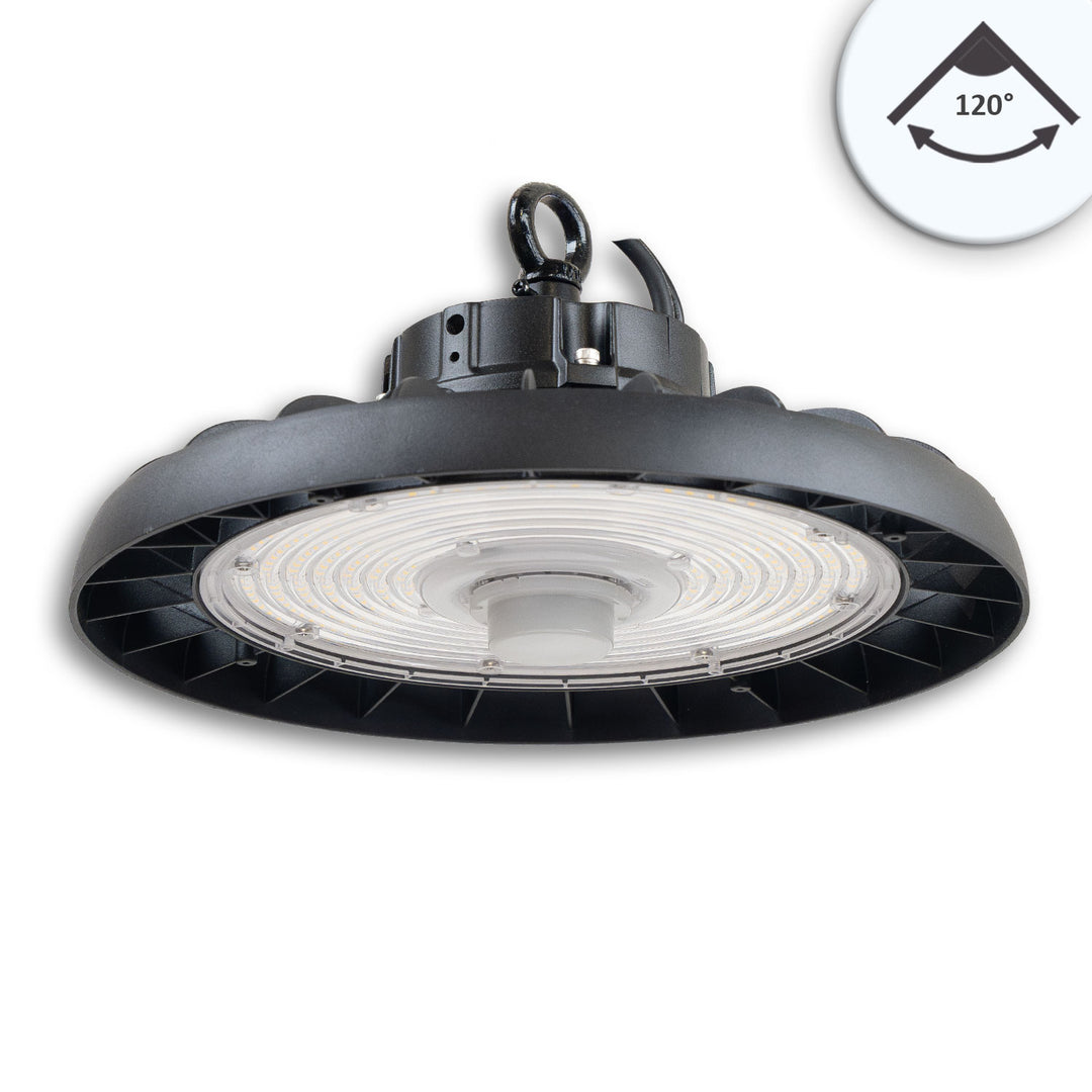 LED high bay light FL2 200W, 120°, IK10, IP65, DALI dimmable, cool white