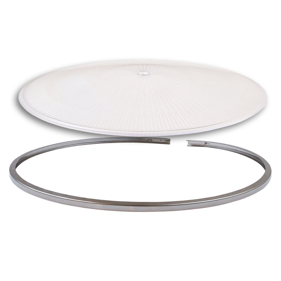Disc for PC reflector of the FL2 series high bay lights, transparent, with ring and spring