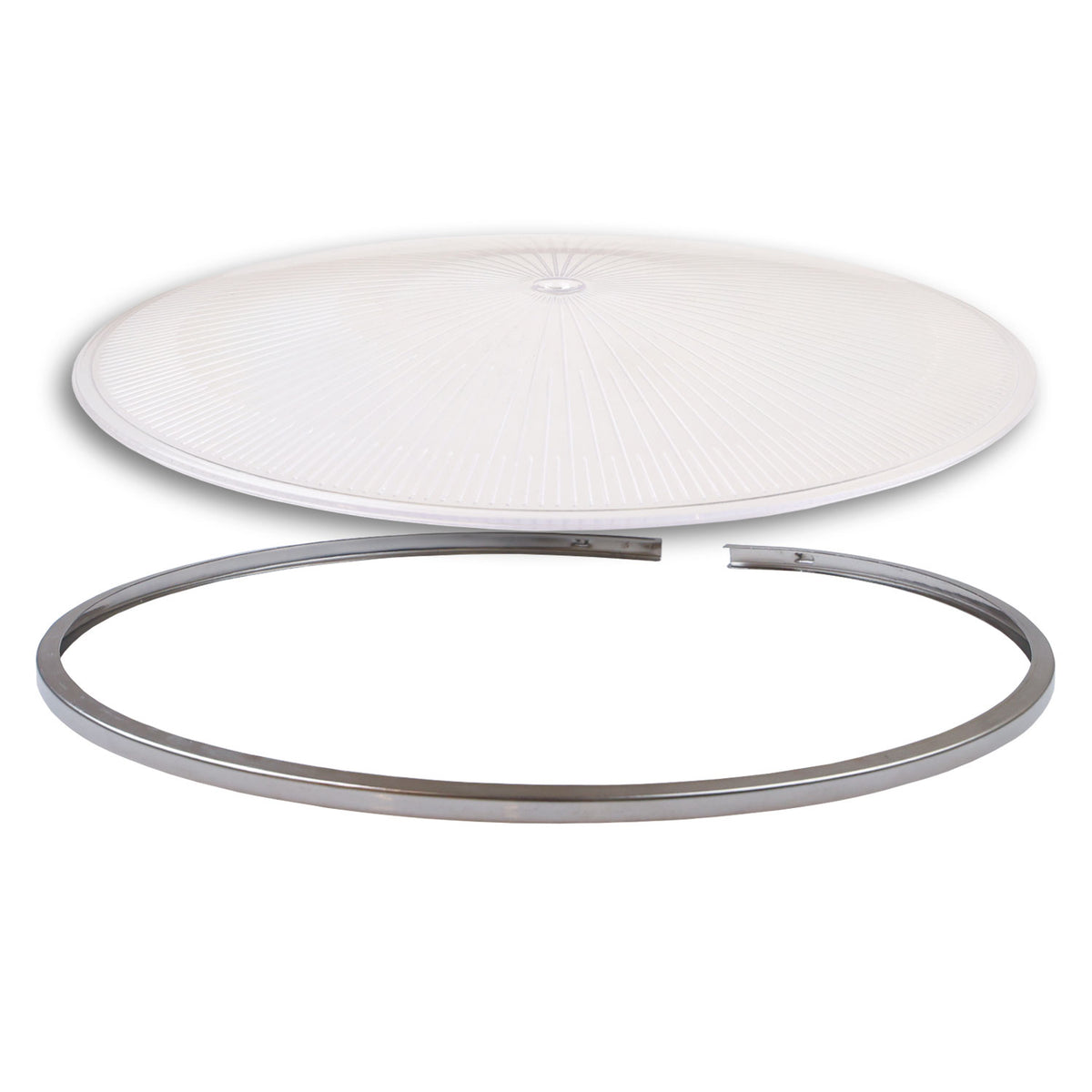 Disc for PC reflector of the FL2 series high bay lights, transparent, with ring and spring
