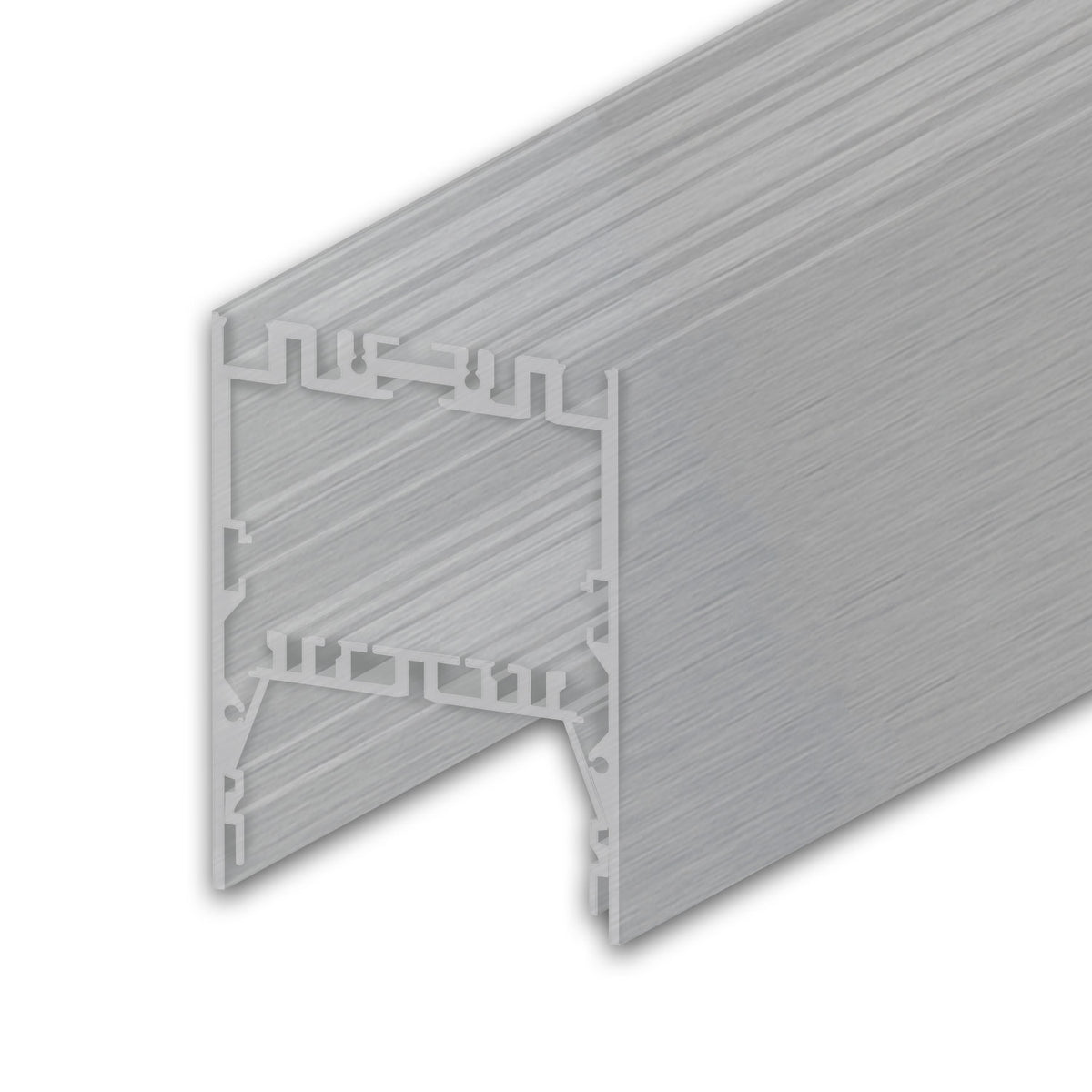 LED lighting profile LAMP40, aluminum, silver powder-coated, 300 cm