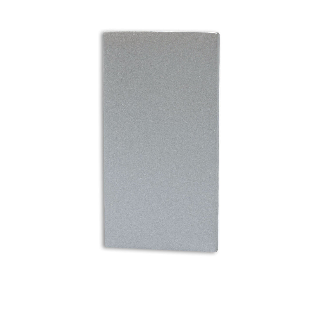 End cap EC113 silver for LAMP30 V1+V2 with U-COVER63, 2 pieces, with light trap