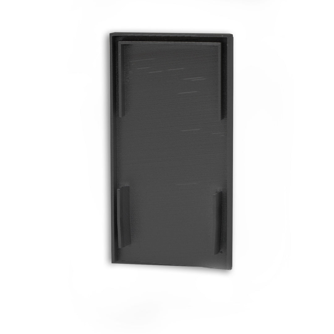 Endkappe EC113 schwarz für LAMP30 V1+V2 mit U-COVER63, 2 Stück, mit Lichtfalle
