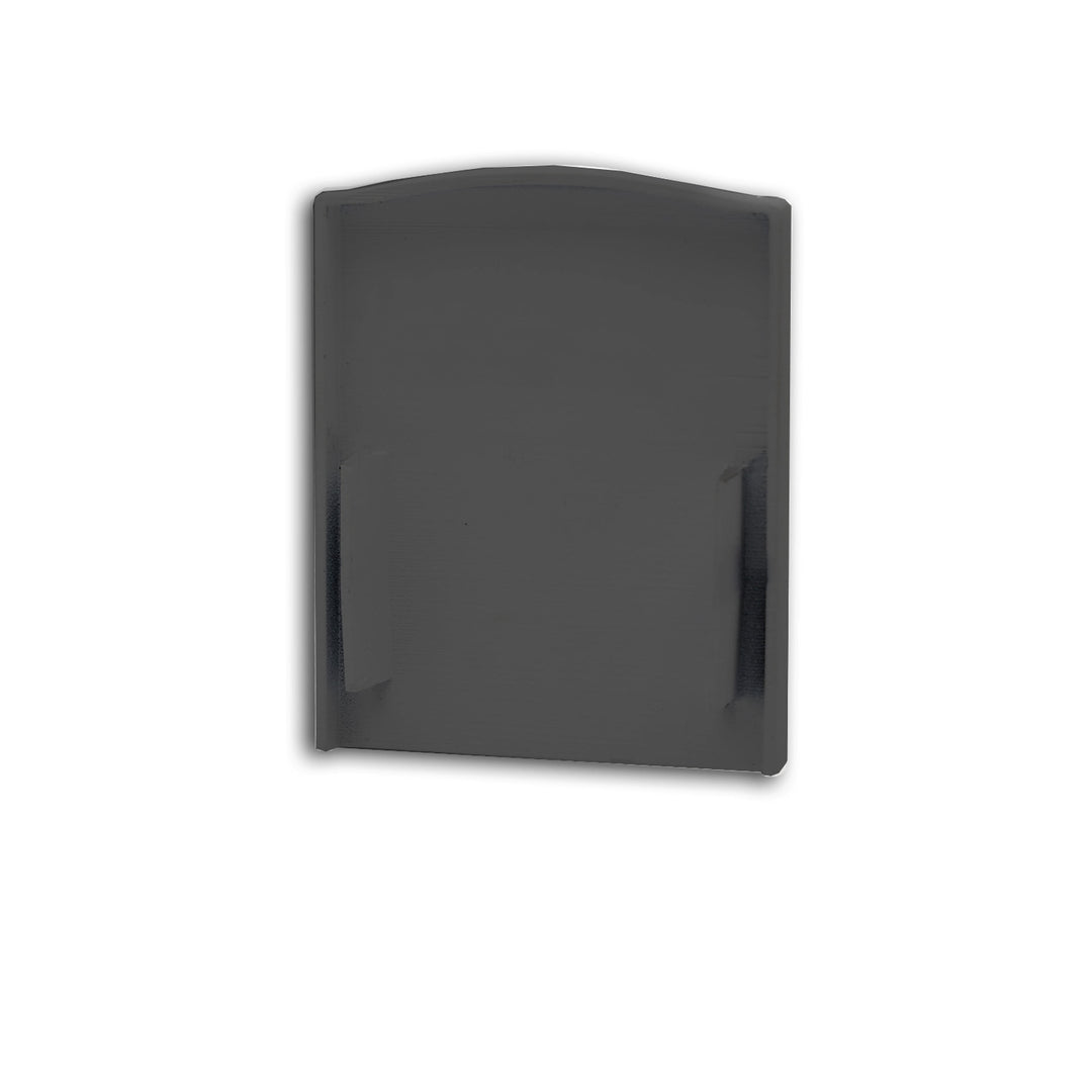 Endkappe EC114 schwarz für LAMP30 V1+V2, 2 Stück, mit Lichtfalle