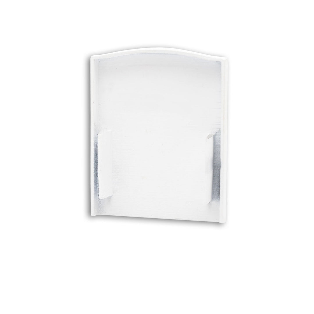 Endkappe EC114 weiß für LAMP30 V1+V2, 2 Stück, mit Lichtfalle