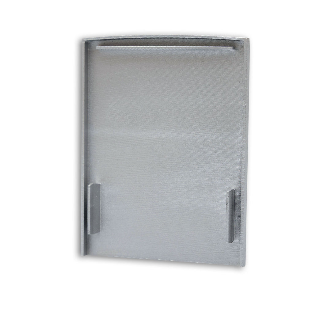 Endkappe EC115 silber für LAMP40, 2 Stück, mit Lichtfalle