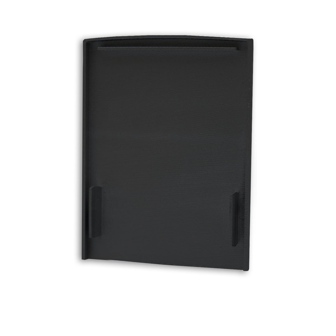 Endkappe EC115 schwarz für LAMP40, 2 Stück, mit Lichtfalle