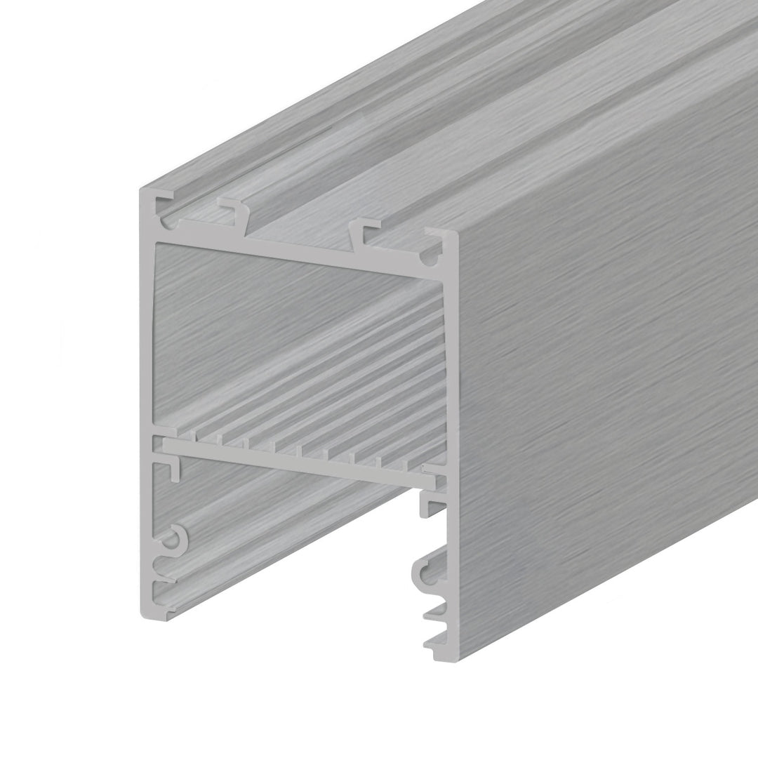 LED lighting profile LAMP30 V2, aluminum, silver powder-coated, 300cm