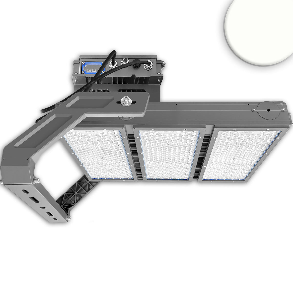 LED Flutlichtanlage LW 1.500W, 130x25°, 3 Module (Lichtpunkte), DALI dimmbar, warmweiß, IP66
