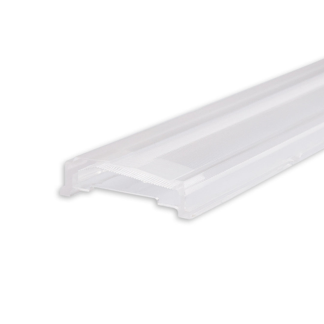 Linsen-Einschubcover C66, Abstrahlwinkel 25° asymmetrisch, 1176mm, für LAMP30 V2 Profil