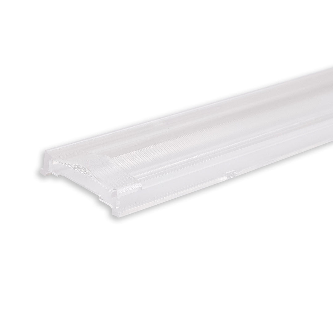 Linsen-Einschubcover C65, Abstrahlwinkel 2x25° doppelt-asymmetrisch, 1176mm, für LAMP30 V2 Profil