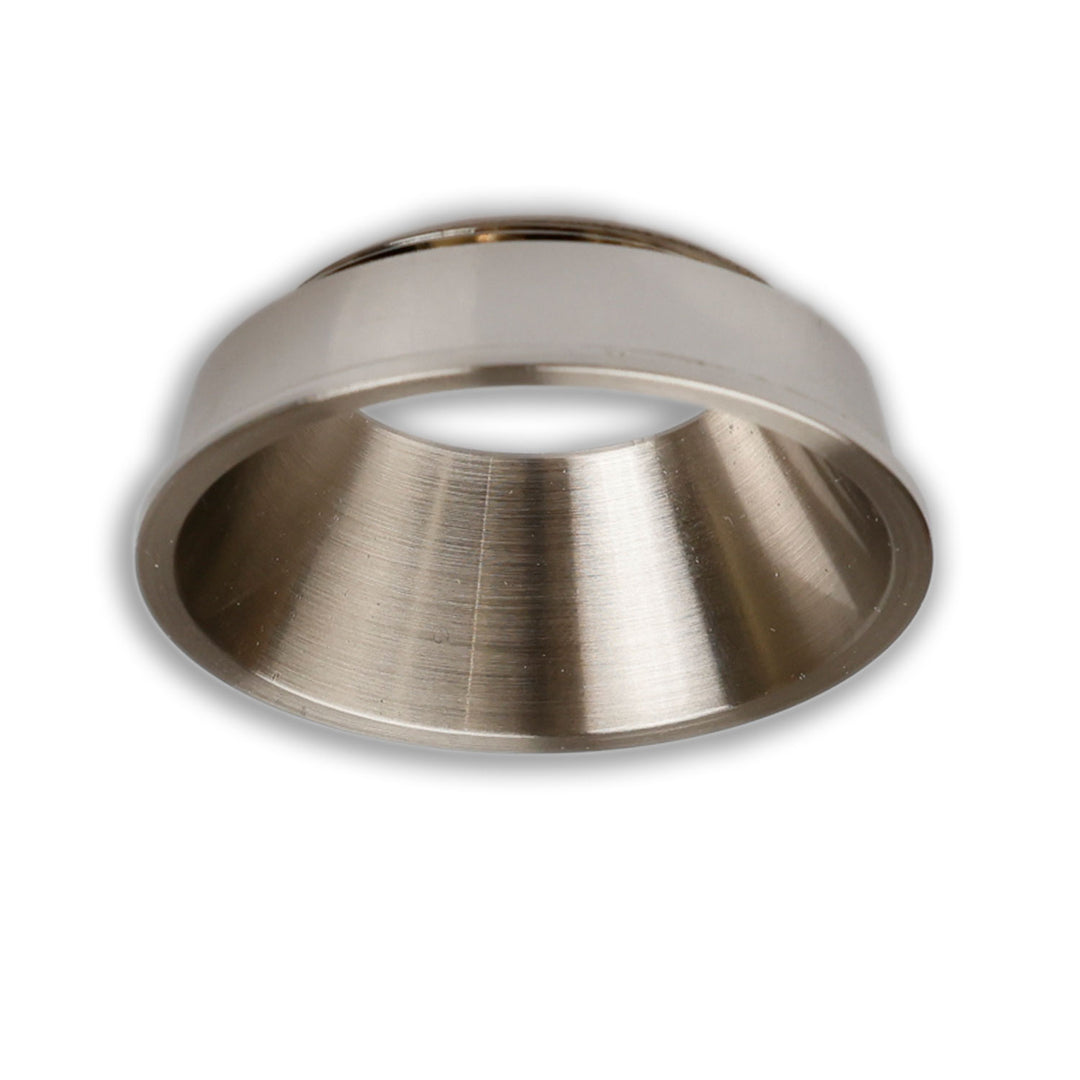 Cover for LED spotlight and LED module SYS-GU10, brushed nickel, recessed, UGR<12