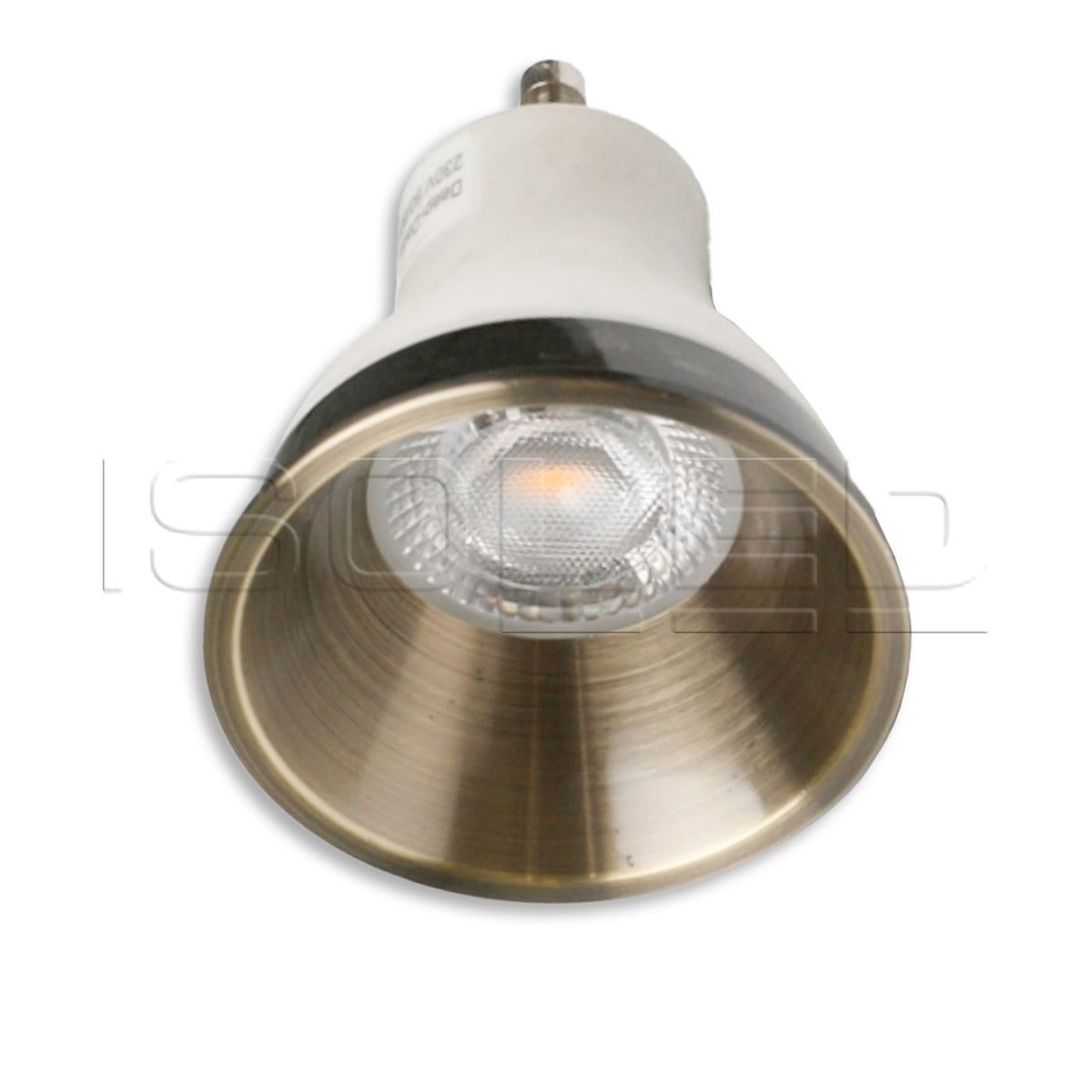 Cover for LED spotlight and LED module SYS-GU10, brushed brass, recessed, UGR<12