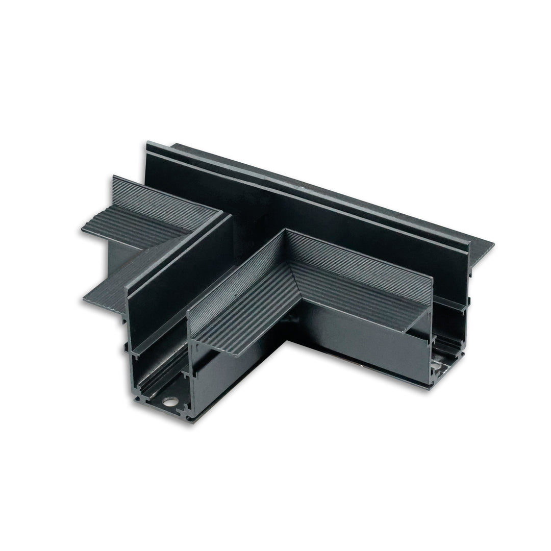 Track48 T-rail horizontal for drywall rail, black, non-conductive